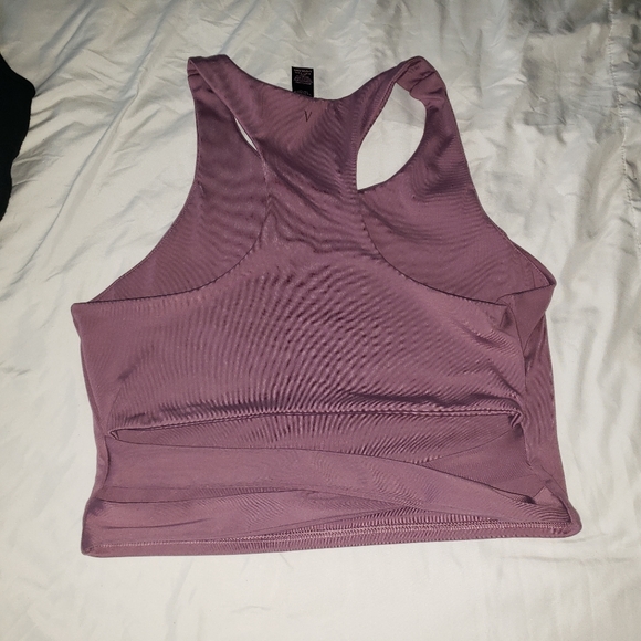VS Purple Sport top with designed crossed back cut out - Picture 2 of 5